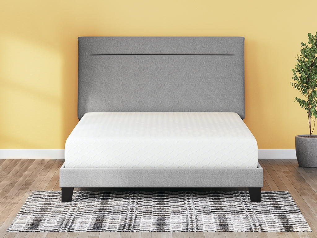 10 White Inch Chime Memory Foam Queen Mattress In A Box