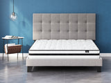 8 White Inch Chime Innerspring Full Mattress In A Box