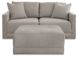 Katany 2-Piece Sectional Loveseat and Ottoman