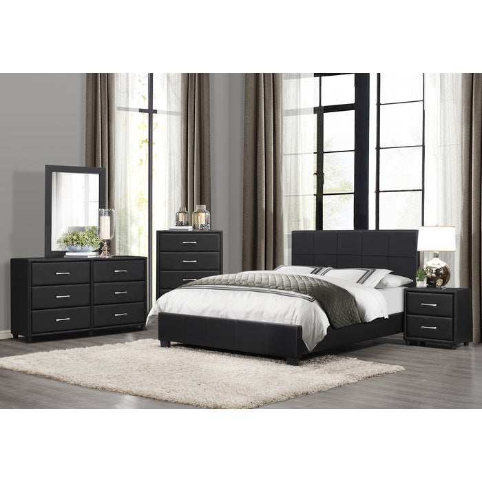 Lorenzi California King Platform Bed