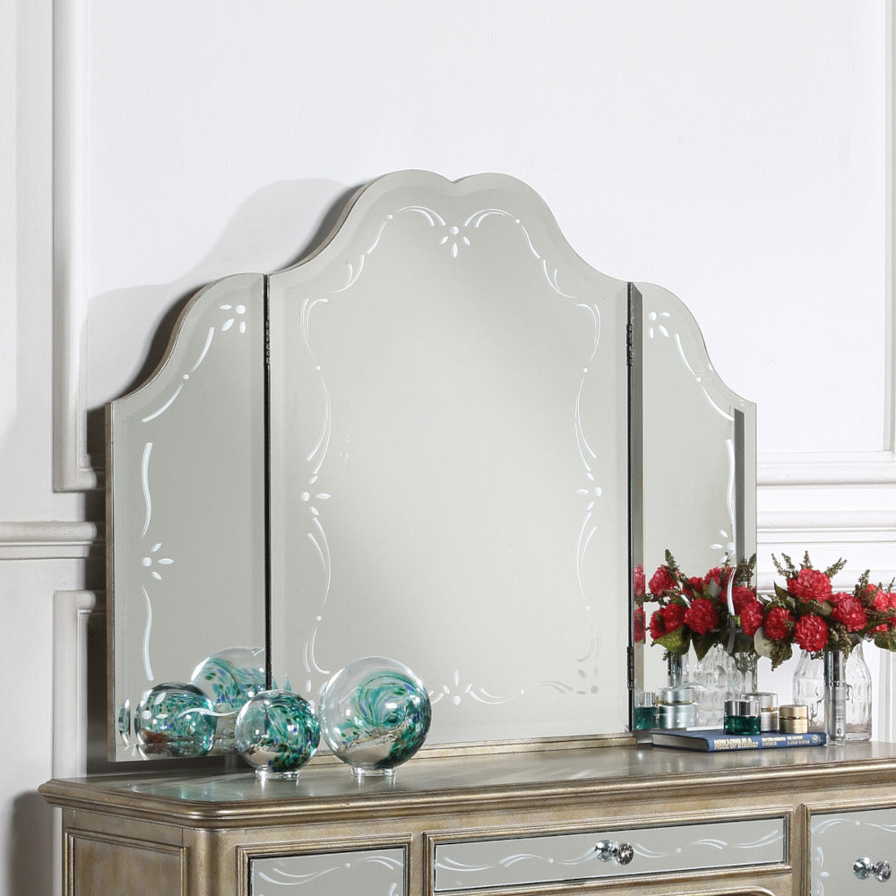 Esteban Mirrored Vanity Mirror