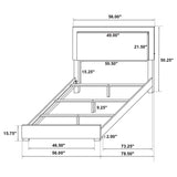 Marceline White 4-Piece Full Bedroom Set