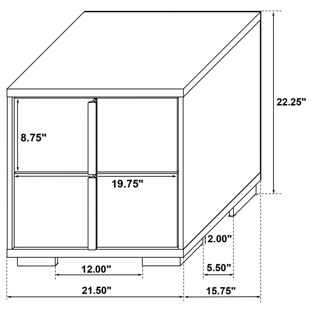 Marceline White 4-Piece Full Bedroom Set