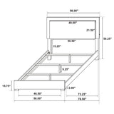 Marceline White 5-Piece Full Bedroom Set