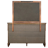 Avenue Weathered Burnished Brown 8-Drawer Dresser And Mirror