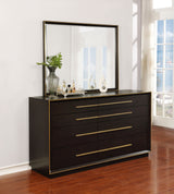 Durango Smoked Peppercorn 8-Drawer Dresser With Mirror