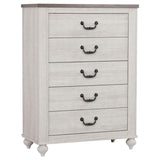 Stillwood 5-Drawer Chest Vintage Linen