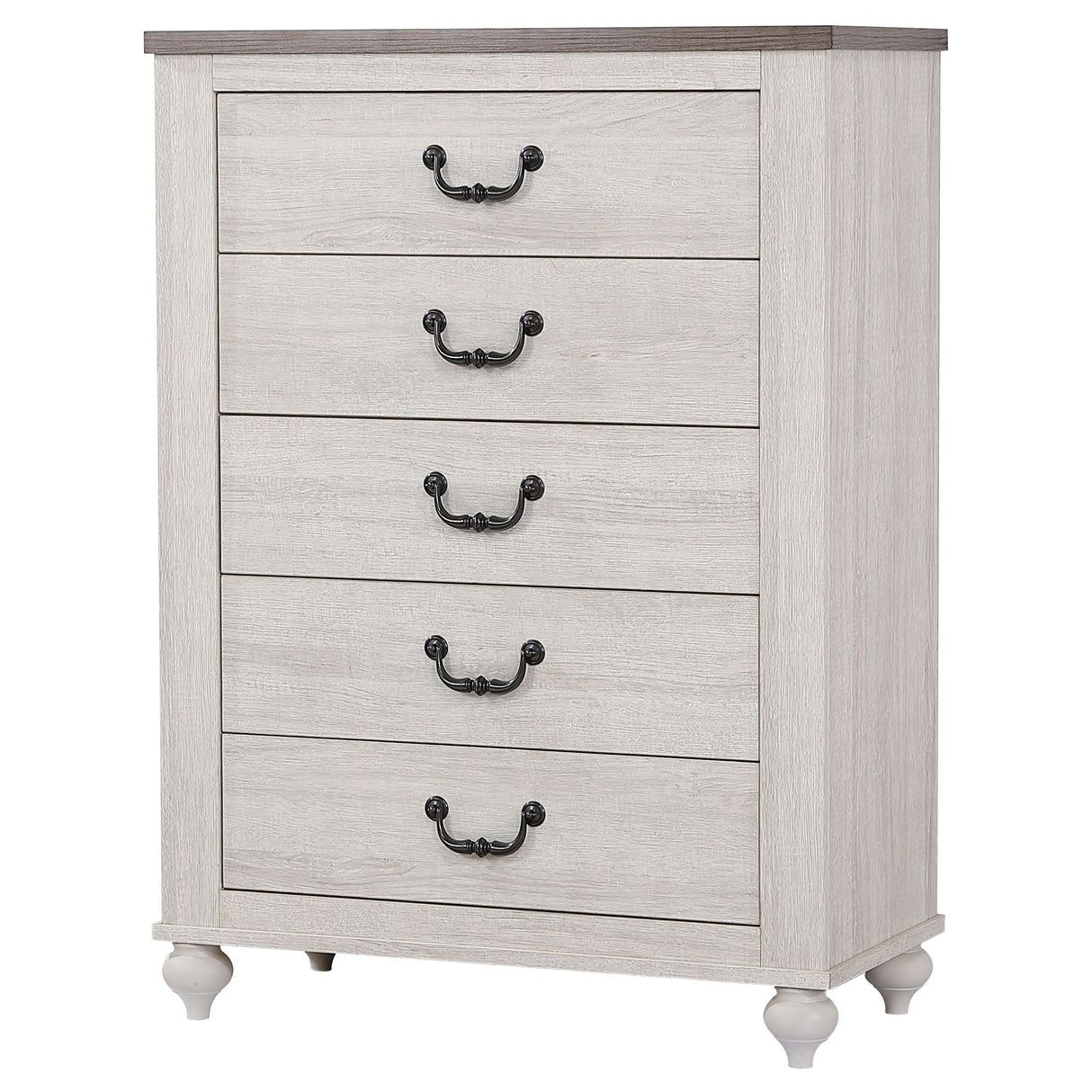 Stillwood 5-Drawer Chest Vintage Linen