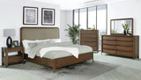 Maderia Walnut 8-Drawer Dresser And Mirror