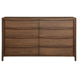 Maderia Walnut 8-Drawer Dresser Cabinet