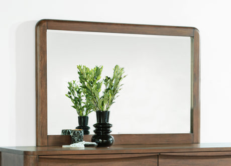 Maderia Walnut Dresser Mirror