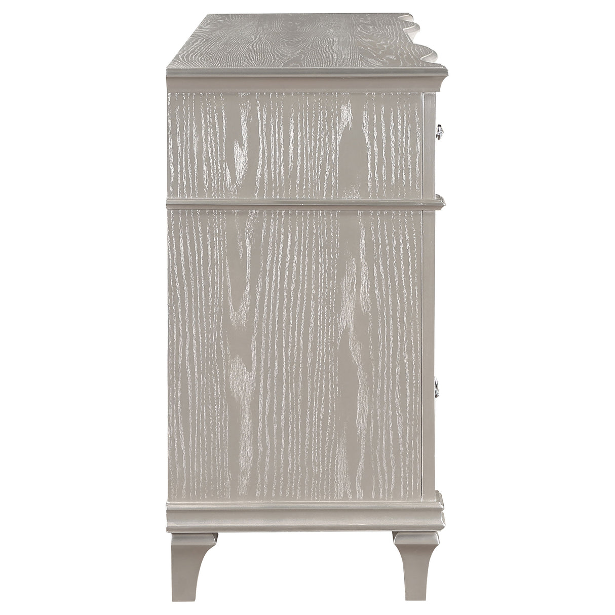 Evangeline 9-Drawer Dresser Silver Oak