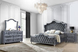 Antonella Grey 4-Piece California King Bedroom Set