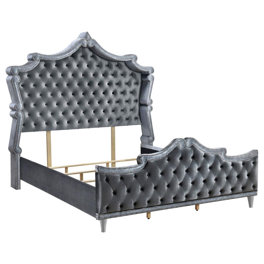 Antonella Grey 5-Piece Queen Bedroom Set