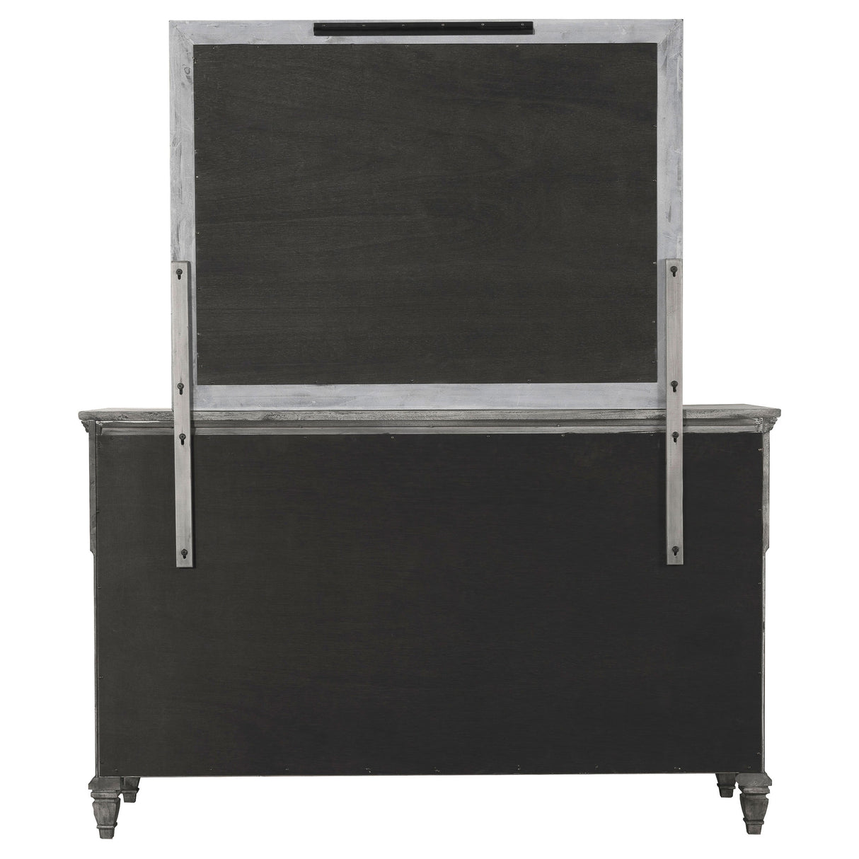 Avenue Weathered Grey 8-Drawer Dresser With Mirror