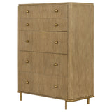 Arini 5-Drawer Chest Sand Wash