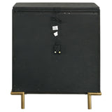 Arini 3-drawer Nightstand Black