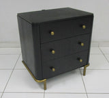 Arini 3-drawer Nightstand Black