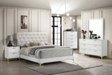 Kendall White 5-Piece Eastern King Bedroom Set