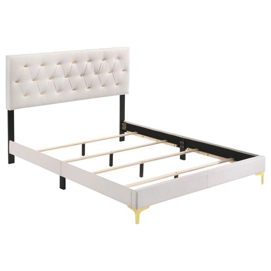 Kendall White 5-Piece Eastern King Bedroom Set