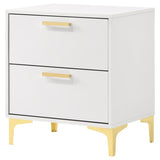 Kendall 2-Drawer Nightstand White