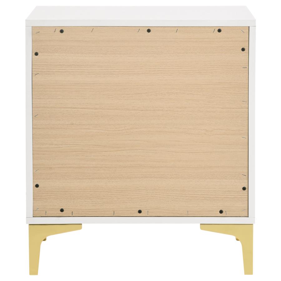 Kendall 2-Drawer Nightstand White