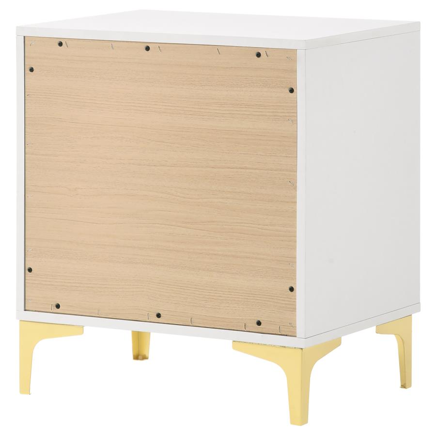 Kendall 2-Drawer Nightstand White