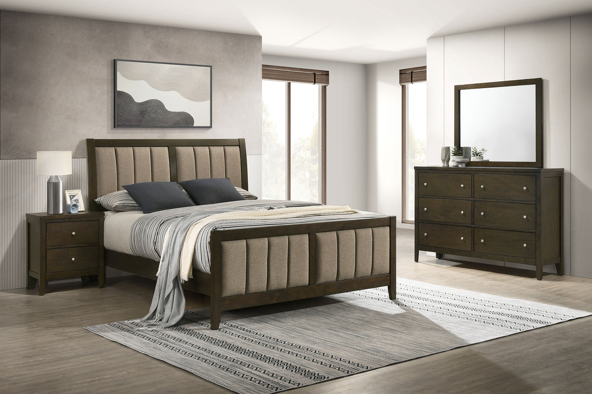 Wilkes Dark Cocoa 4-Piece Full Bedroom Set