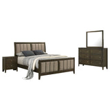 Wilkes Dark Cocoa 4-Piece Full Bedroom Set