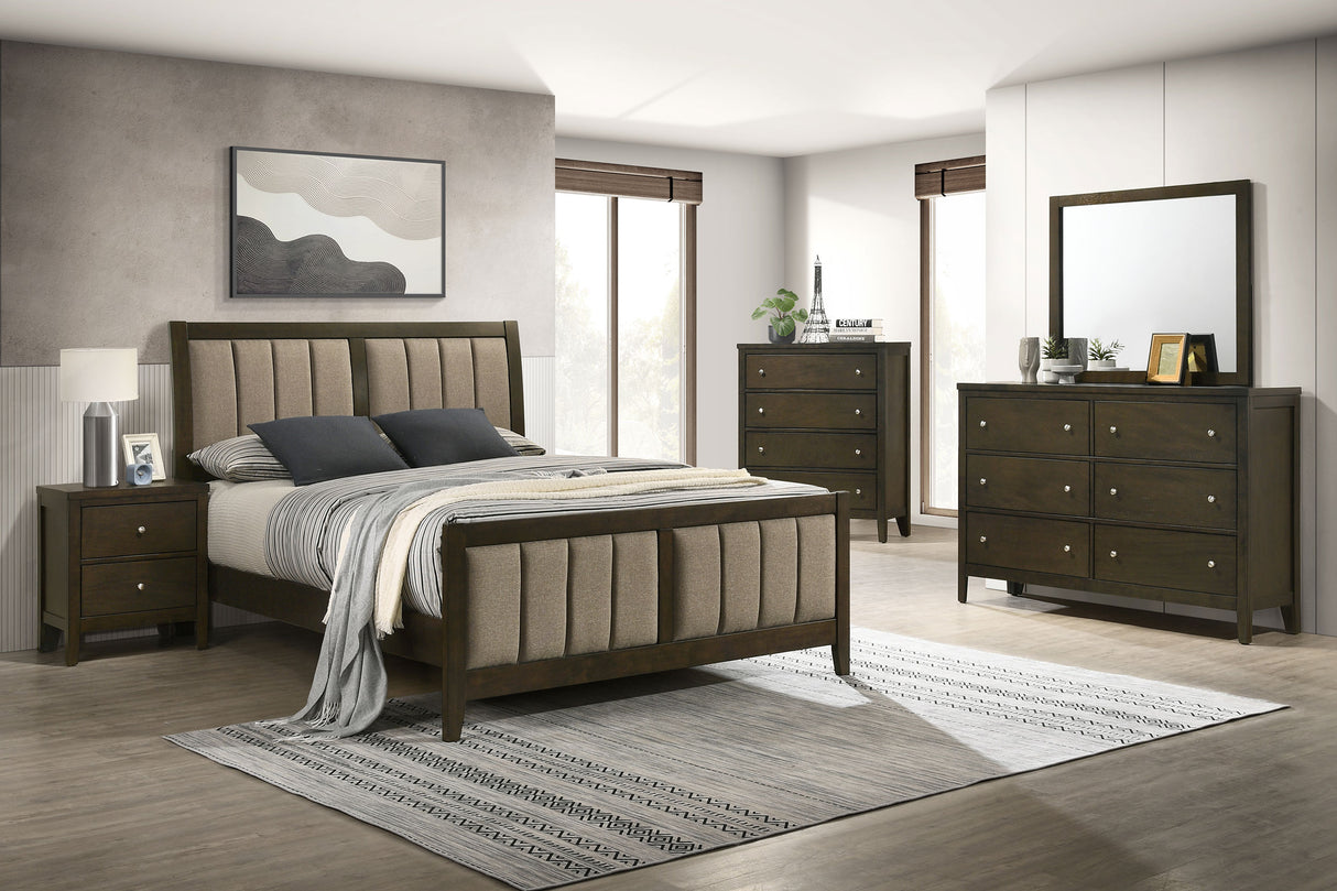 Wilkes Dark Cocoa 5-Piece Full Bedroom Set