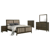 Wilkes Dark Cocoa 5-Piece Full Bedroom Set