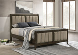 Wilkes Dark Cocoa 51-Inch Upholstered Full Bed