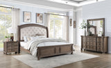 Emmett Walnut 4-Piece Queen Bedroom Set