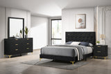 Kendall Black 4-Piece California King Bedroom Set