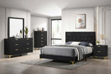 Kendall Black 5-Piece Queen Bedroom Set