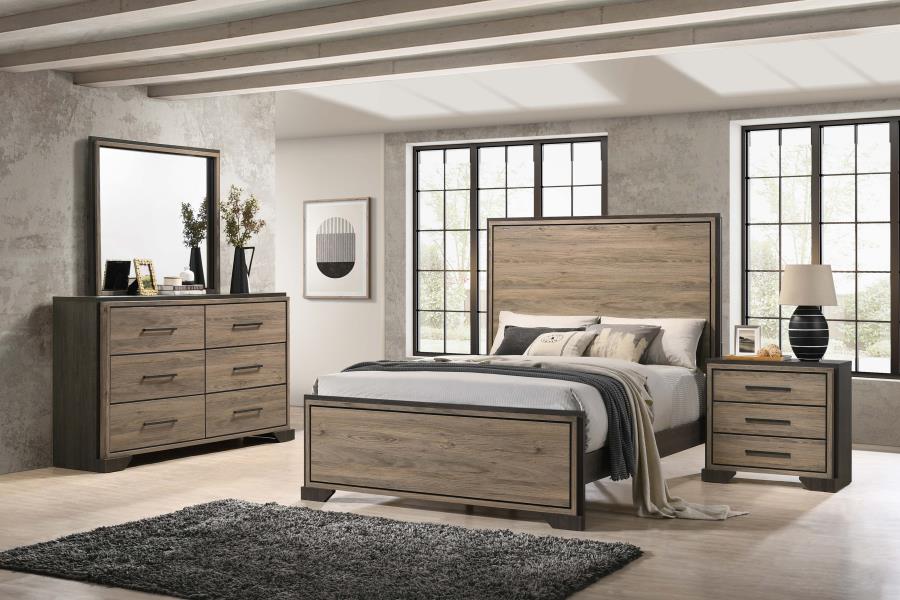 Baker Light Taupe 4-Piece Queen Bedroom Set