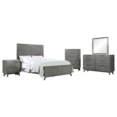 Nathan Grey 5-Piece Eastern King Bedroom Set