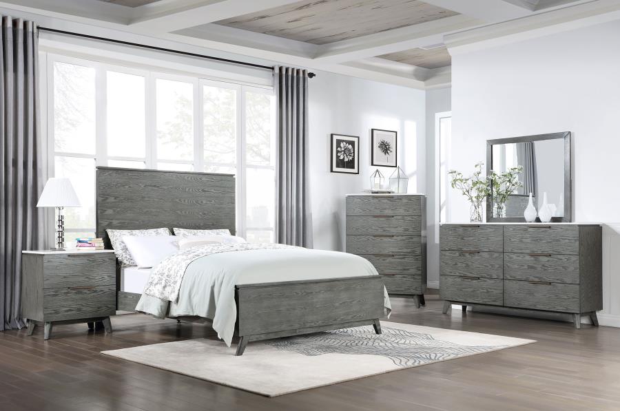 Nathan Grey 5-Piece Queen Bedroom Set