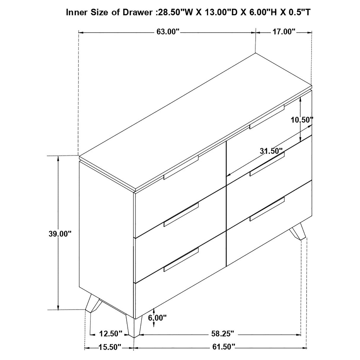 Nathan Grey 5-Piece Queen Bedroom Set