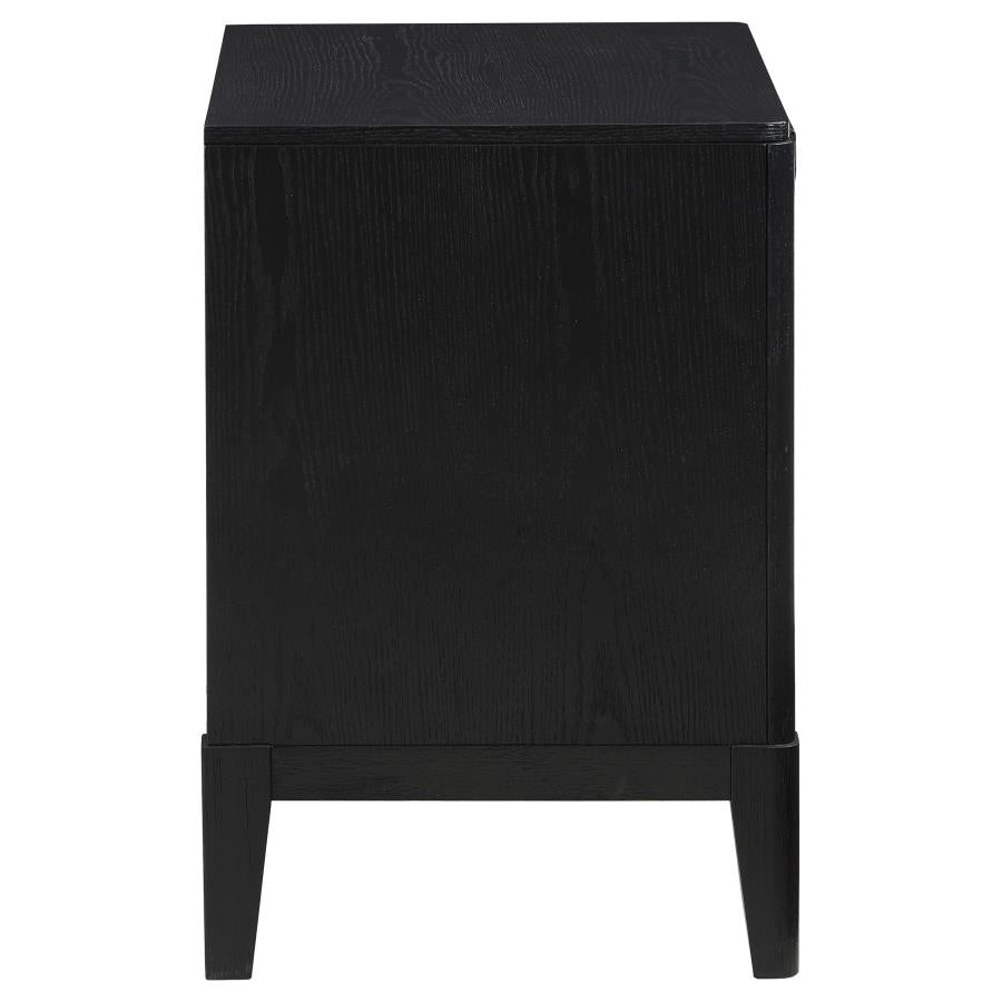 Brookmead 2-drawer Nightstand Black