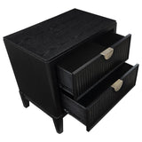 Brookmead 2-drawer Nightstand Black