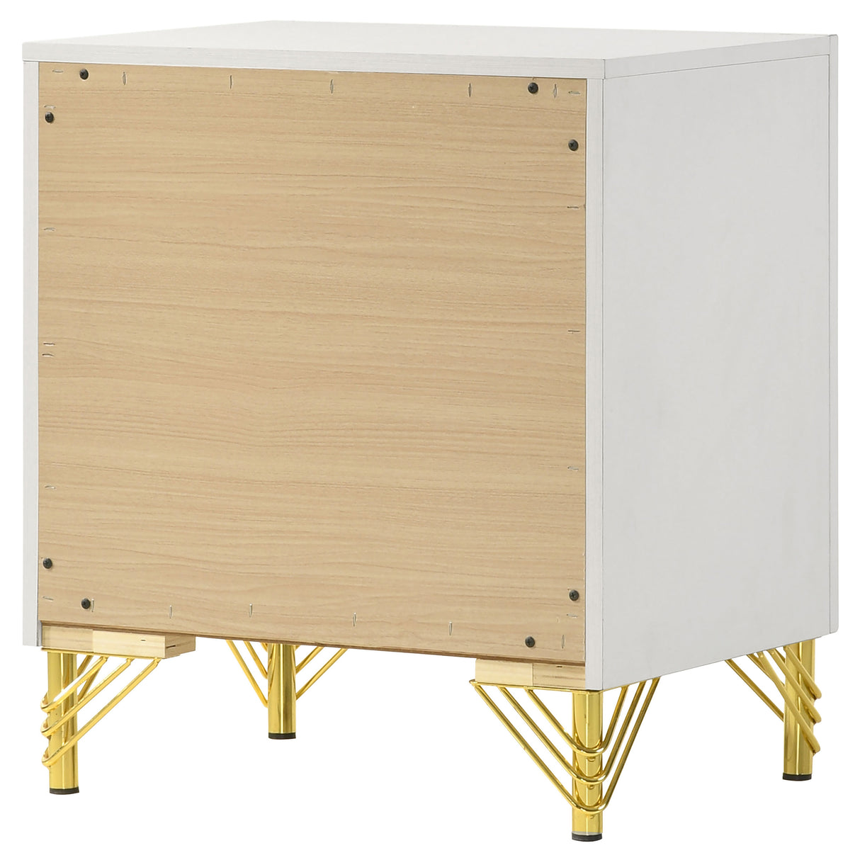 Lucia 2-drawer Nightstand White