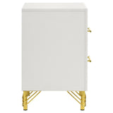 Lucia 2-drawer Nightstand White