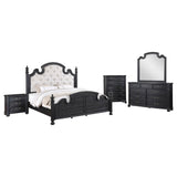 Celina 3-drawer Nightstand Black