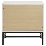 Sonora 2-drawer Nightstand Bedside Table White