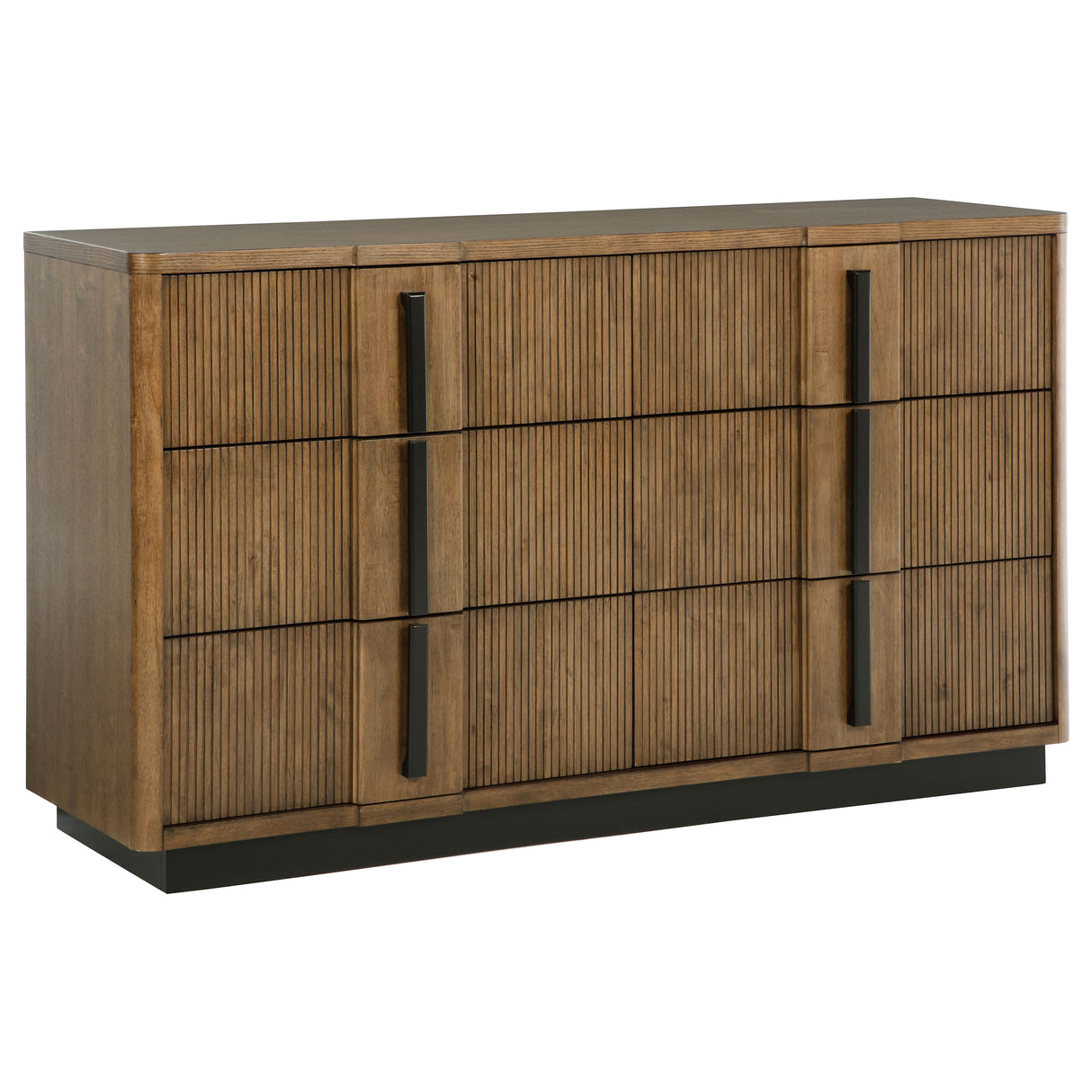 Terrace Ash Brown 6-Drawer Dresser Cabinet