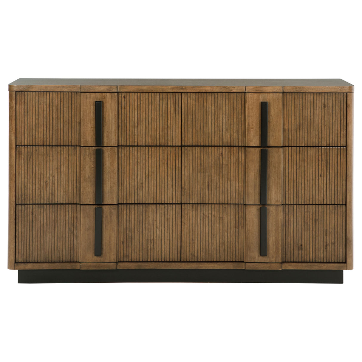 Terrace Ash Brown 6-Drawer Dresser Cabinet