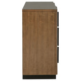 Terrace Ash Brown 6-Drawer Dresser Cabinet