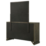 Gran Park Dark Cocoa 6-Drawer Dresser And Mirror