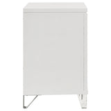 Marmore 2-drawer Nightstand Bedside Table White